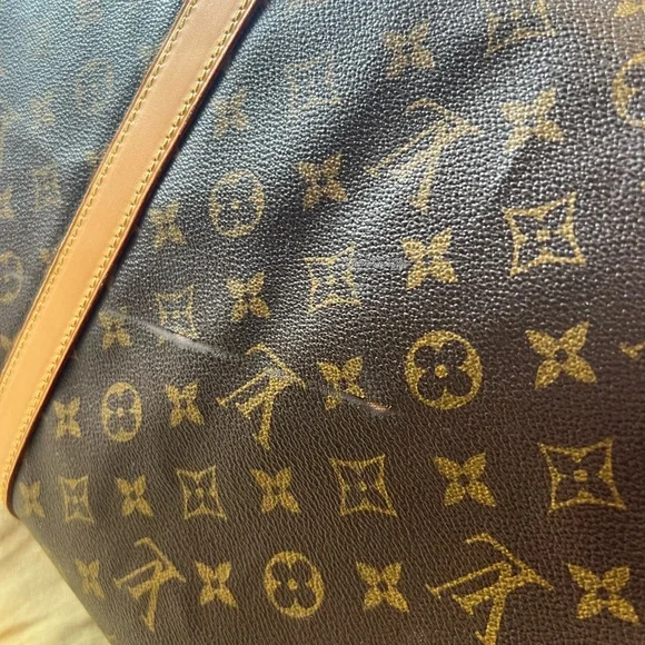 Auth Louis Vuitton Monogram Keepall Bandouliere 60 Boston Travel Bag M41412 - Picture 6 of 13